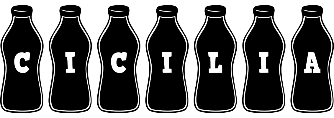 Cicilia bottle logo