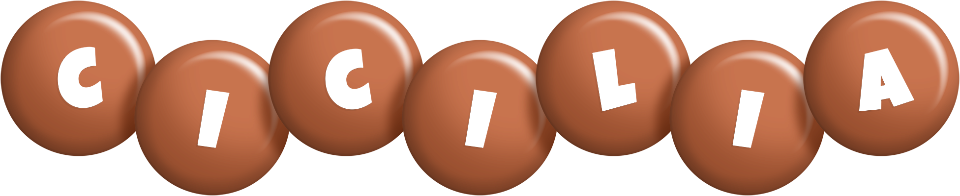 Cicilia candy-brown logo