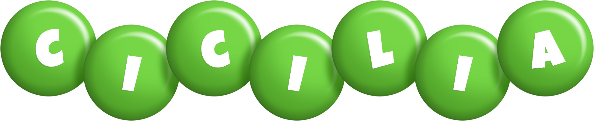 Cicilia candy-green logo