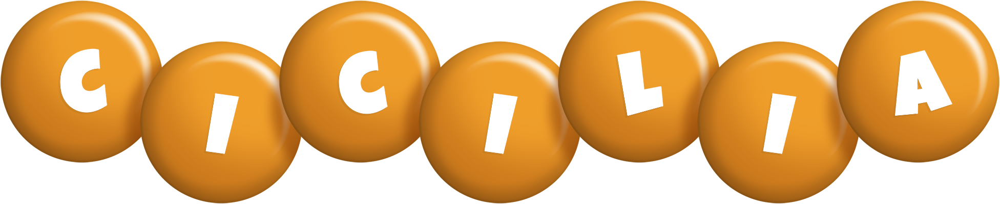 Cicilia candy-orange logo
