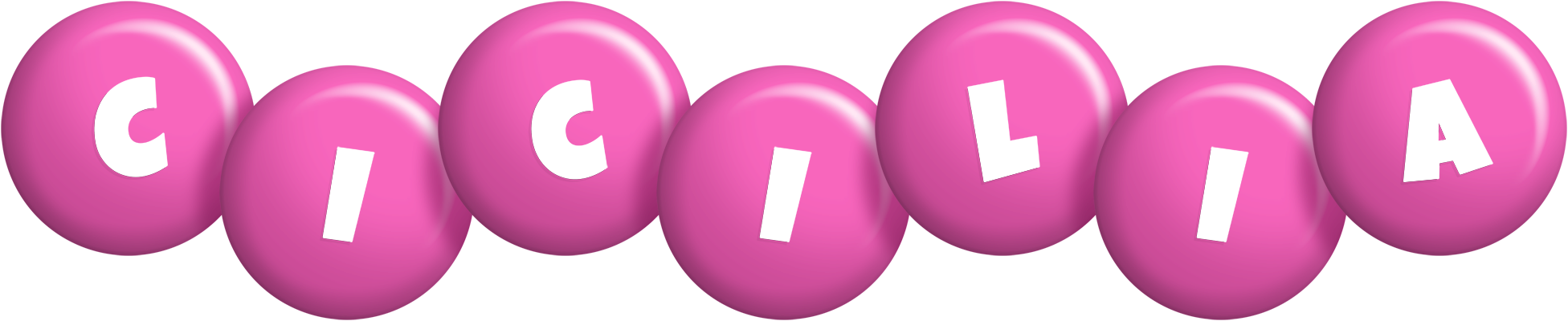 Cicilia candy-pink logo