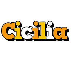 Cicilia cartoon logo