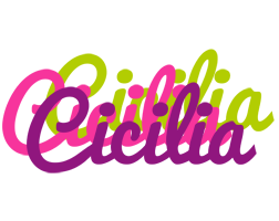 Cicilia flowers logo
