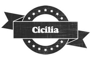 Cicilia grunge logo