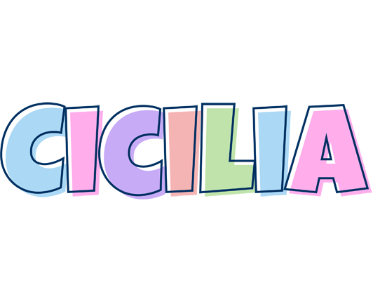 Cicilia pastel logo