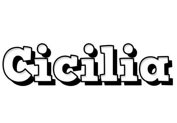 Cicilia snowing logo