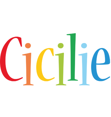 Cicilie birthday logo