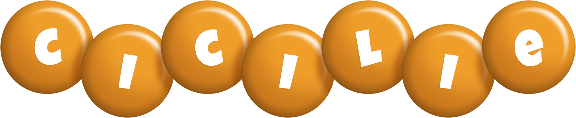 Cicilie candy-orange logo