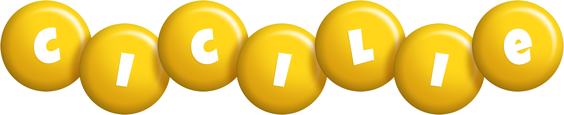 Cicilie candy-yellow logo