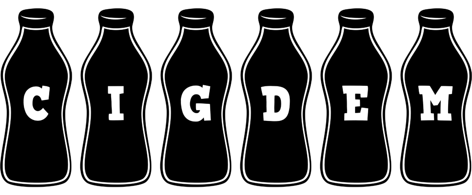 Cigdem bottle logo