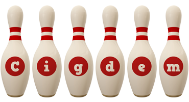 Cigdem bowling-pin logo