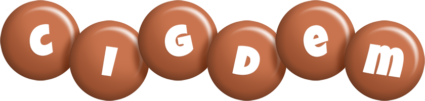 Cigdem candy-brown logo