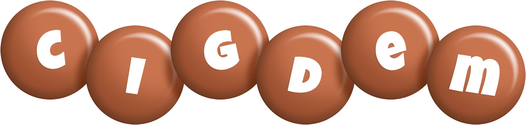 Cigdem candy-brown logo