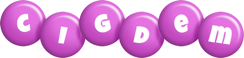 Cigdem candy-purple logo