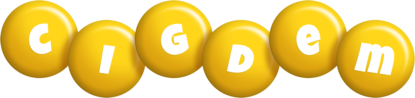 Cigdem candy-yellow logo