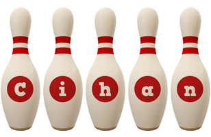 Cihan bowling-pin logo