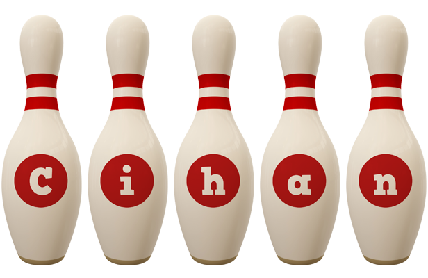 Cihan bowling-pin logo