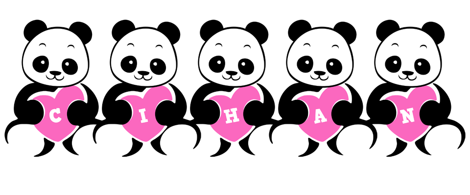 Cihan love-panda logo