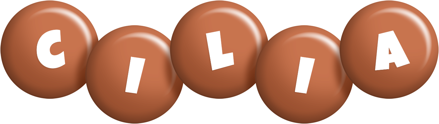 Cilia candy-brown logo