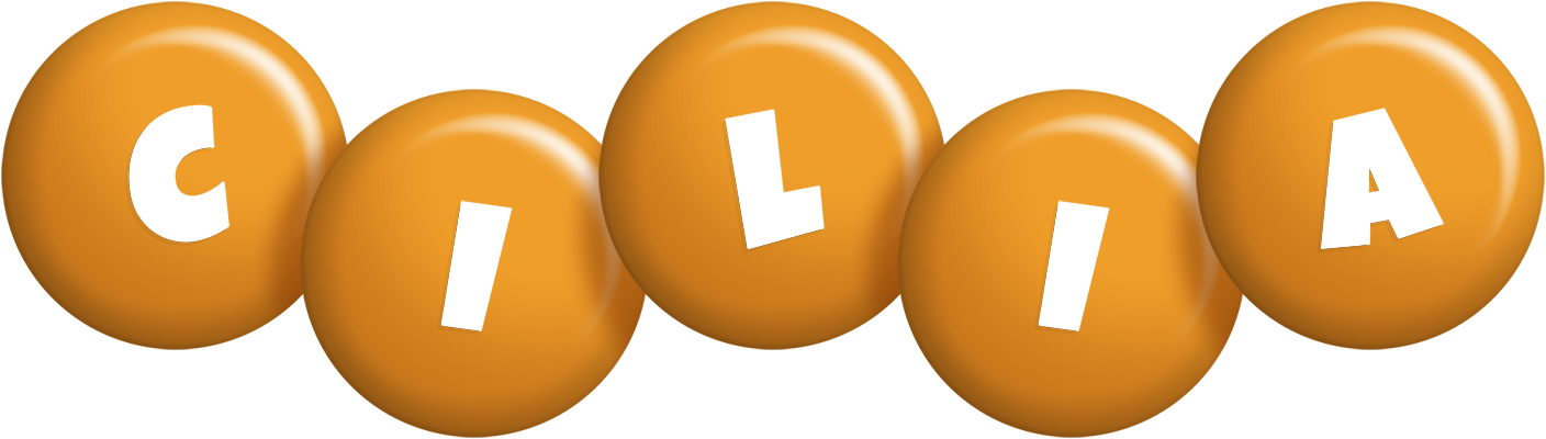 Cilia candy-orange logo