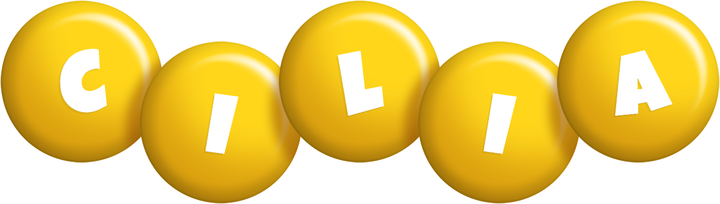 Cilia candy-yellow logo