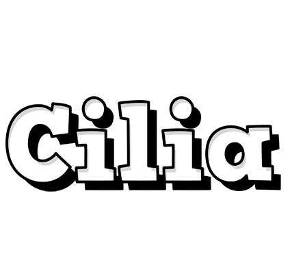 Cilia snowing logo