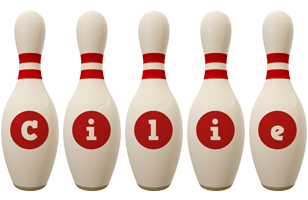 Cilie bowling-pin logo