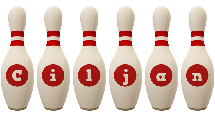 Ciljan bowling-pin logo