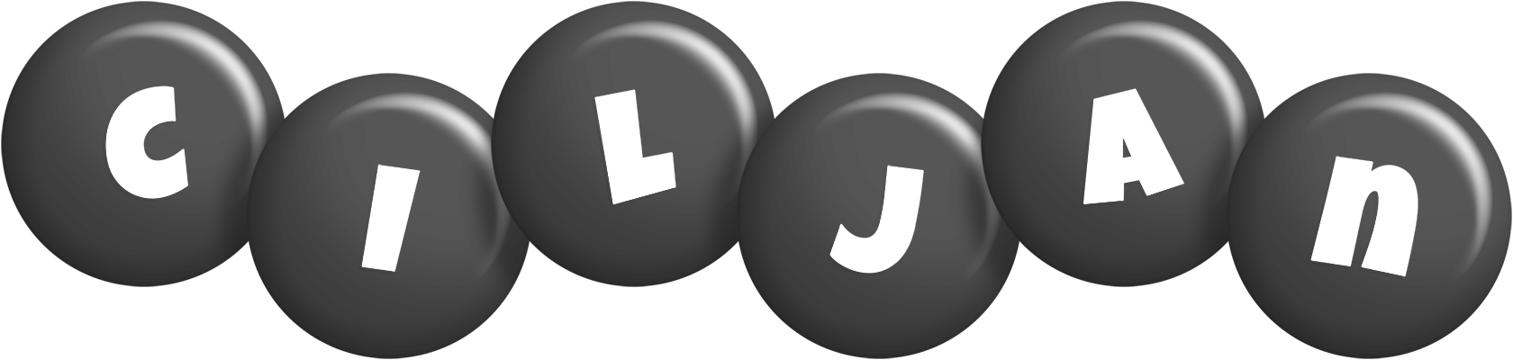 Ciljan candy-black logo