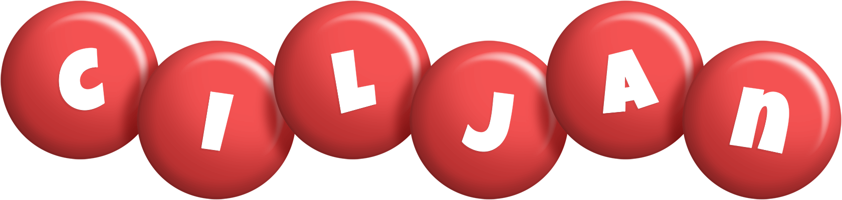 Ciljan candy-red logo