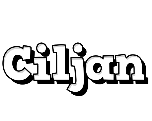 Ciljan snowing logo