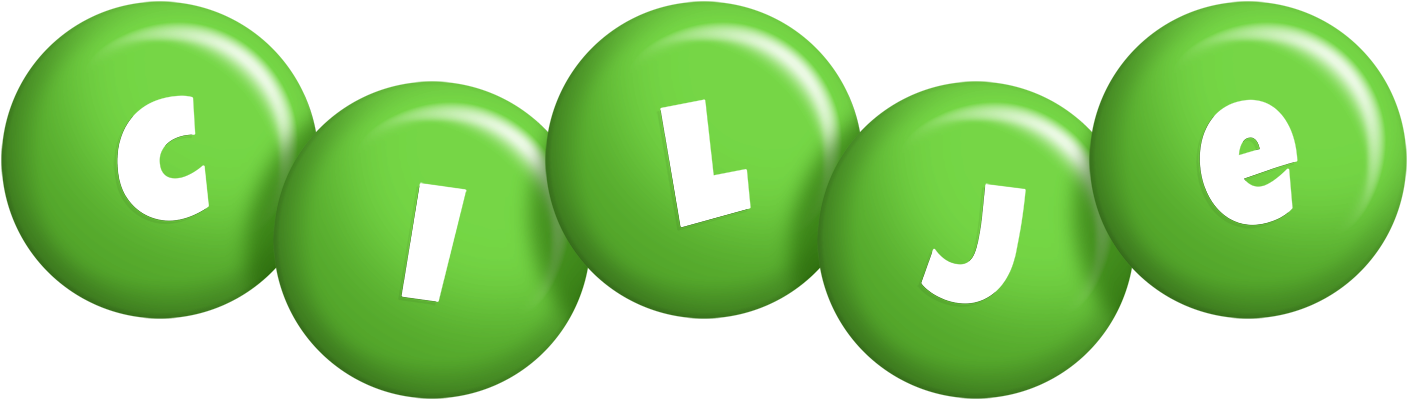 Cilje candy-green logo