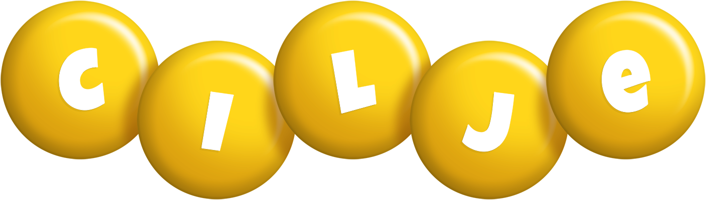 Cilje candy-yellow logo