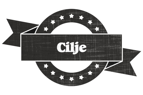 Cilje grunge logo