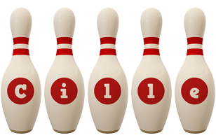 Cille bowling-pin logo