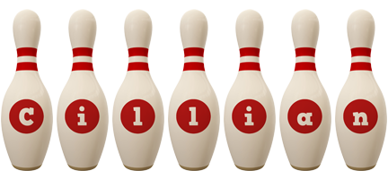 Cillian bowling-pin logo