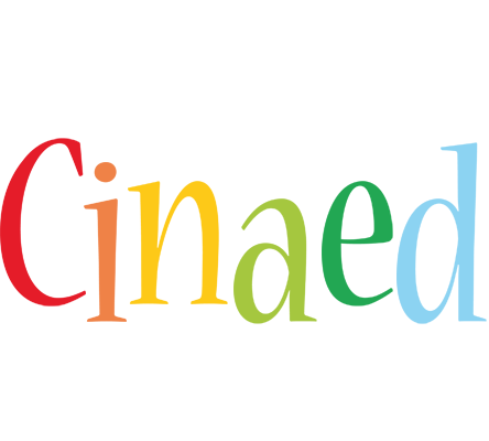 Cinaed birthday logo