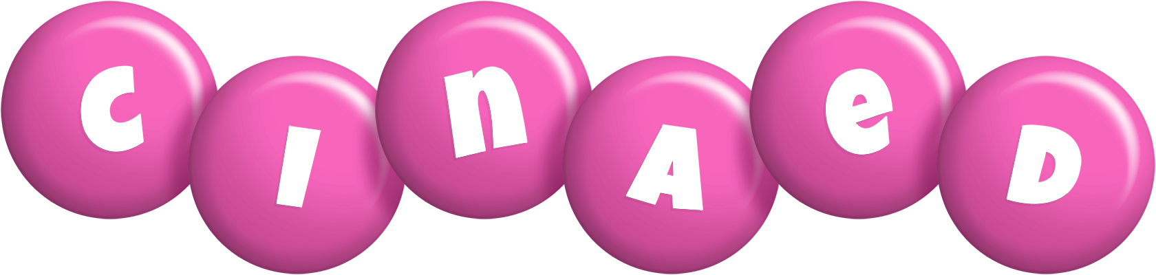 Cinaed candy-pink logo