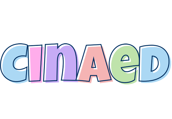 Cinaed pastel logo