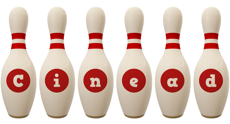 Cinead bowling-pin logo