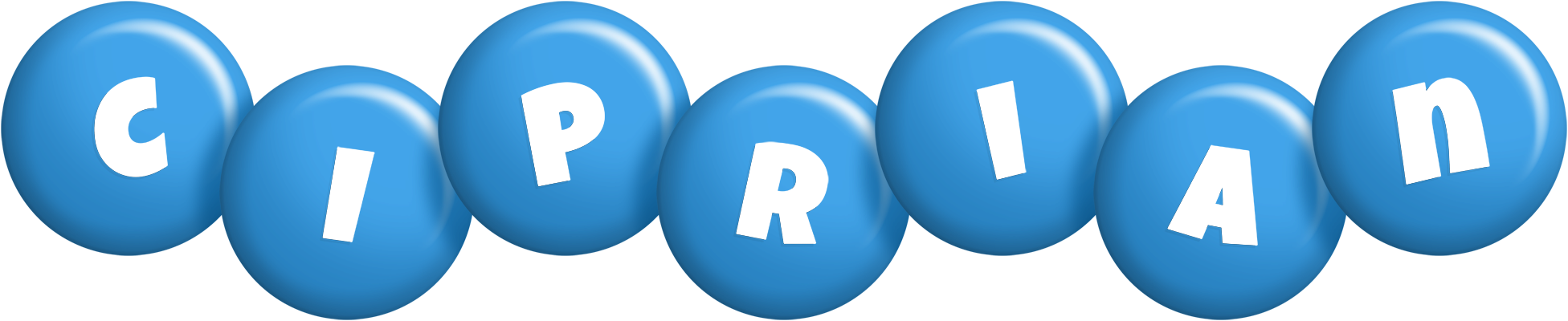 Ciprian candy-blue logo