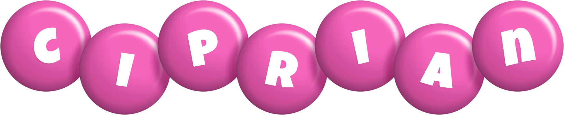 Ciprian candy-pink logo