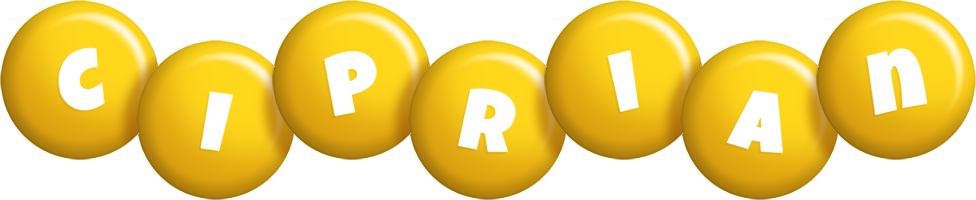 Ciprian candy-yellow logo