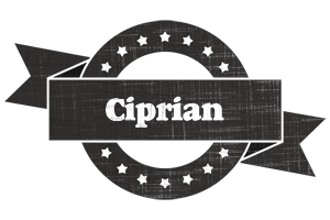 Ciprian grunge logo