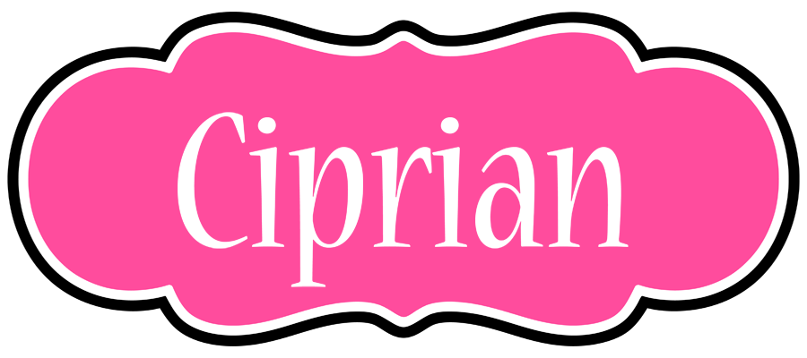 Ciprian invitation logo