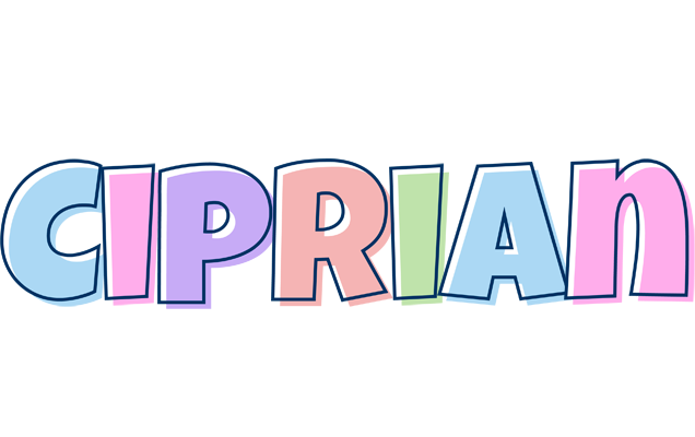 Ciprian pastel logo