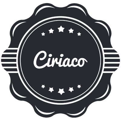 Ciriaco badge logo