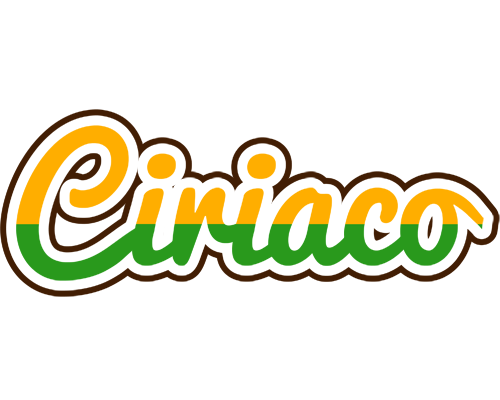 Ciriaco banana logo
