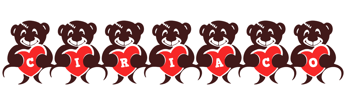 Ciriaco bear logo