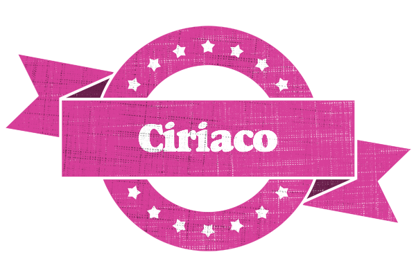 Ciriaco beauty logo